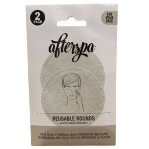 Afterspa Reusable Rounds 2 Pack Reusable Makeup Removal Pads